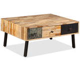 Coffee Table Solid Reclaimed Teak 90x65x40 cm 245404