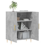 Sideboard Concrete Grey 69.5x34x90 cm Engineered Wood 827712