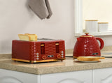 3000W 1.7L Rapid Boil Kettle & 4 Slice Toaster, Kettle and Toaster Set with 7 Browning Controls and T3398P329561