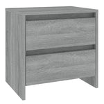 Bedside Cabinets 2 pcs Grey Sonoma 45x34.5x44.5 cm Engineered Wood 813041