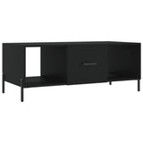 Coffee Table Black 102x50x40 cm Engineered Wood 829309