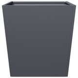 ZNTS Garden Planter Anthracite 50x50x50 cm Steel 851070