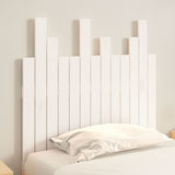 Wall Headboard White 82.5x3x80 cm Solid Wood Pine 824804
