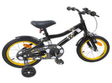 Kids Bike 16 Inches for 4-6 Years Old Black 42009509