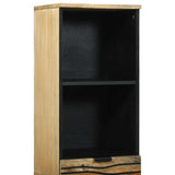 Bathroom Cabinet Natural 38 x 33 x 160 cm Engineered Wood 4017958
