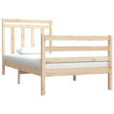 Bed Frame without Mattress 90x190 cm Single Solid Wood 3105280