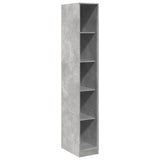 Wardrobe Concrete Grey 30x50x200 cm Engineered Wood 3307705