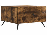Coffee Table Smoked Oak 49 x 50 x 40 cm Engineered Wood 895660