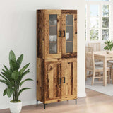 Highboard 2 pcs Old Wood Engineered Wood 3415654