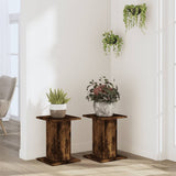 Plant Stands 2 pcs Smoked Oak 30x30x40 cm Engineered Wood 3307850