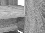 Desk with Shelf Grey Sonoma 113 x 54 x 120 cm Engineered Wood 869279