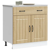 Kitchen Base Cabinet Lucca Sonoma Oak Engineered Wood 853740