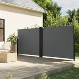 Retractable Side Awning Anthracite 160x1000 cm 4004733