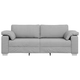 Sofa Cloud Grey 219 x 77 x 82 cm Fabric 4105245