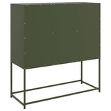 Sideboard Olive Green 100.5x39x107 cm Steel 846600