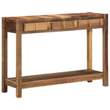 Console Table Brown 107 x 33 x 76 cm Solid Reclaim wood 4019623