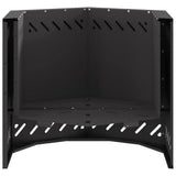 Smokeless Fire Pit Black 58 x 58 x 51 cm Steel 858980