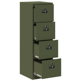 File Cabinet with Drawer 2 pcs Olive Green 44 x 50 x 139 cm 3406158