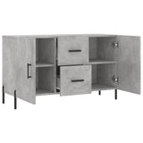Sideboard Concrete Grey 100x36x60 cm Engineered Wood 828184