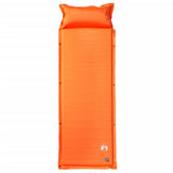 Self Inflating Camping Mattress with Pillow 1-Person Orange 4007134