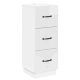 Drawer Cabinet High Gloss White 33 x 34.5 x 87 cm 895309