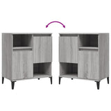 Sideboards 3 pcs Grey Sonoma 60x35x70 cm Engineered Wood 3185749