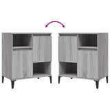Sideboards 3 pcs Grey Sonoma 60x35x70 cm Engineered Wood 3185749