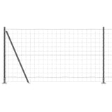 Welded Wire Fence with Concrete Base 10 x 1.2 m 3350927
