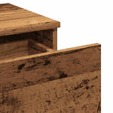 Bedside Cabinet Old Wood 40x35x65 cm Engineered Wood 856748