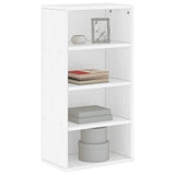 Side Cabinet "ODDA" White 40x24x79 cm Solid Wood Pine 4103602