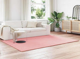 Anti-Slip Faux Rabbit Fur Rug OLITE Pink 120 x 170 cm Polyester 42021702