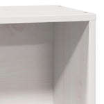 Bookcase Bed without Mattress White 100x200 cm Solid Wood Pine 3321566