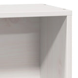 Bookcase Bed without Mattress White 100x200 cm Solid Wood Pine 3321566