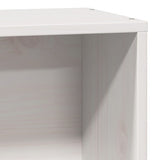 Bookcase Bed without Mattress White 90x190 cm Single Solid Wood Pine 3321991