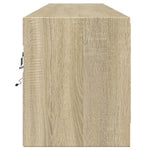 TV Wall Cabinet with LED Sonoma Oak 180x31x38 cm 3307949