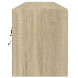 TV Wall Cabinet with LED Sonoma Oak 180x31x38 cm 3307949