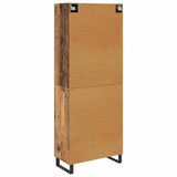 Highboard with Drawer 2 pcs Old Wood 69.5 x 34 x 180 cm 3415738