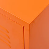 TV Cabinet Orange 105x35x50 cm Steel 336228
