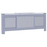 MDF Radiator Cover Grey 205 cm 325549