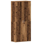 Shoe Cabinet with Door Brown 80 x 39 x 180 cm Engineered wood 3333873