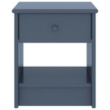 Bedside Cabinet Light Grey 35x30x40 cm Solid Pinewood 322225