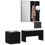 Hallway Furniture Set Wall-mounted 5 pcs Engineered Wood 3332489