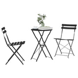 Folding Bistro Set 3 pcs Anthracite Steel 42002972