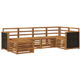 Sectional Sofa Set 5 pcs Natural Solid Acacia Wood 3384550