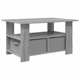 Coffee Table Grey Sonoma 77 x 55 x 42 cm Engineered Wood 8000417