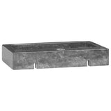 Sink Grey 38x24x6.5 cm Marble 149188