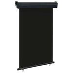 Balcony Side Awning 125x250 cm Black 48418