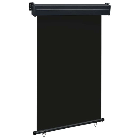 Balcony Side Awning 125x250 cm Black 48418