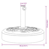 Parasol Base for 38 / 48 mm Poles 25 kg Round 4007972