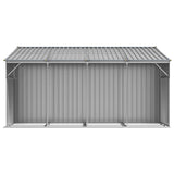 Garden Shed Grey 277x365.5x179 cm Galvanised Steel 3188291